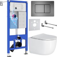 Roxen Vortex Tornado в комплекте с инсталляцией StounFix Dual Fresh 6 в 1 964579 (кнопка: оружейная сталь) Image #2
