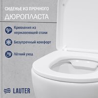 Lauter Vortex 2110830 + GROHE Rapid SL 38772001 с кнопкой (прямоугольная, хром) Image #3