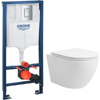 Lauter Vortex 2110830 + GROHE Rapid SL 38772001 с кнопкой (прямоугольная, хром)