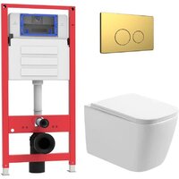 Oliveeka OL-MQ-003 + OL-1216 + OL-R22-BG (матовое золото)