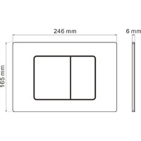 Roxen Antares в комплекте с инсталляцией Roxen Attach 5 в 1 968415 (кнопка: брашированное золото) Image #8
