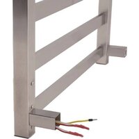 Маргроид Вид 81/10 СНШ профильный (перекладины 30x10, 4+4) 80/50 Сатиновый хром, скрытого монтажа, таймер справа Image #4