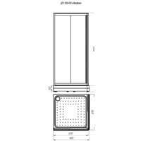 Radomir 90 1-03-1-0-0-1180 (прозрачное стекло) Image #2