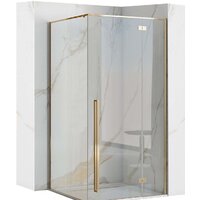 Rea Fargo 100х80 (золото/прозрачное стекло)