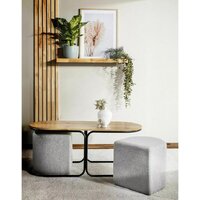 Signal Dual (+ 2 пуфа, дуб артизан/черный/серый) Image #5