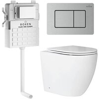 Roxen Antares в комплекте с инсталляцией Roxen Attach 5 в 1 968412 (кнопка: сатин) Image #1