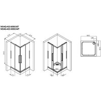 AM.PM Func Square Slide 90x90 W84G-403-9090-МТ Image #19