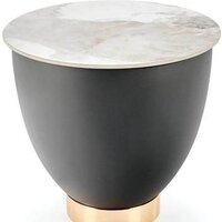 Halmar Cecilia S (белый мрамор/серый/золотой)