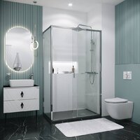 Grossman Style 100x100x195 120.K33.05.1010.10.00 (хром/стекло прозрачное) Image #8