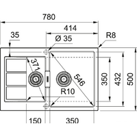 Franke Sirius 2.0 S2D 651-78 Tectonite 143.0628.385 (белый) Image #2