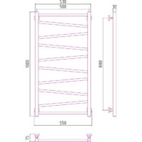 Сунержа Сирокко 1000x500 31-0253-1050 Image #3