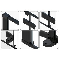 Rea Fargo 120х90 (черный/прозрачное стекло) Image #3