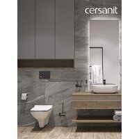 Cersanit Carina New Clean On с инстал. Link Pro (с кнопкой Estetica 64112 черный/хром) Image #15
