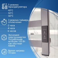 Маргроид Ferrum Вид 81/10 СНШ профильный (перекладины 30x10, 4+4) 80/50 Графит, скрытого монтажа, таймер справа Image #2