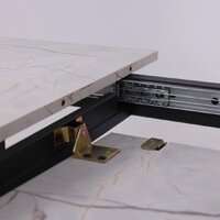 Lepremo AV 1209/1 МДФ раздвижной 1200-1600x800 (Азул Оникс/черный) Image #14