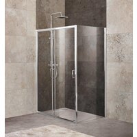 BelBagno UNIQUE-AH-1-120/135-90-C-Cr (прозрачное стекло)
