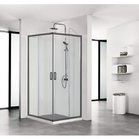 Aquatek AQ ARI KV 09020BL 90x90 (черный/прозрачное стекло) Image #2