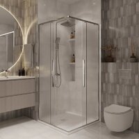 Niagara NG-3623-34 90x90x195 (хром/шиншилла стекло) Image #3