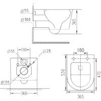 Roxen Vortex Tornado в комплекте с инсталляцией StounFix Dual Fresh 6 в 1 964498 (кнопка: черный матовый) Image #16