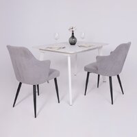 Lepremo AV 1209/1 МДФ раздвижной 1200-1600x800 (Азул Оникс/белый) Image #4