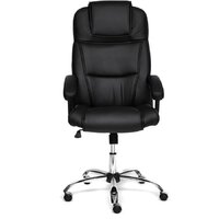 TetChair Bergamo (хром/кожзам черный) Image #4