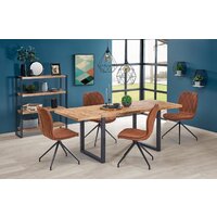 Halmar Horus 126/206x80 (дуб светлый/черный)