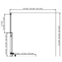 Aquatek AQ ARI KV 09020CH 90x90 (хром/прозрачное стекло) Image #3