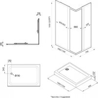 Triton Вента БВ Вельвет 120х80 (без поддона) Image #9