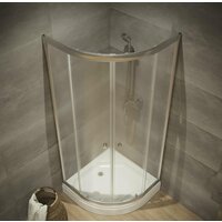 Triton Альфа Хром А1 100х100 без поддона (прозрачное стекло) Image #10