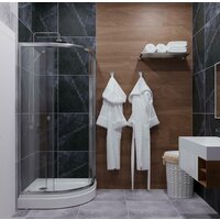 Triton Альфа Хром А1 100х100 без поддона (прозрачное стекло) Image #5