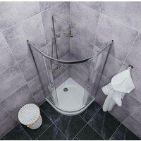 Triton Альфа Хром А1 100х100 без поддона (прозрачное стекло) Image #8