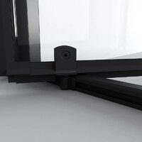 Niagara 120x80x195 NG-85-12AB-A80B-34 (черный матовый/прозрачное стекло) Image #3