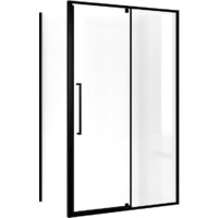 Niagara 120x80x195 NG-85-12AB-A80B-34 (черный матовый/прозрачное стекло)