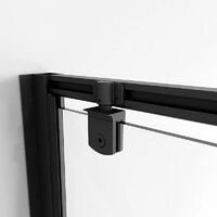 Niagara 120x80x195 NG-85-12AB-A80B-34 (черный матовый/прозрачное стекло) Image #5