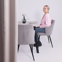 Lepremo AV 1209/1 МДФ раздвижной 1200-1600x800 (Ароза светлая/черный) Image #2