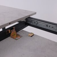 Lepremo AV 1209/1 МДФ раздвижной 1200-1600x800 (Ароза светлая/черный) Image #14