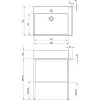 Deante Стол с умывальником Temisto 65 CDTS6U6S Image #3