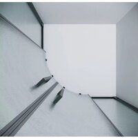 Grossman Cosmo 100x100x195 301.K33.02.1010.21.02 (черный матовый/шиншилла стекло) Image #6