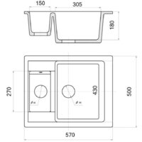 Wisent 580-26WQ (с сифоном GER011) Image #13