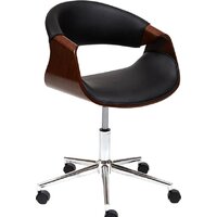 TetChair Bend (орех/кожзам черный)