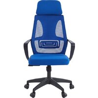 CHAIRMAN CH636 (ткань, черный пластик/синий) Image #2