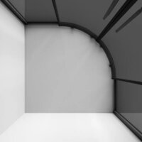 Niagara NG-2826-34BLACK 90x90x195 (черный матовый/тонированное стекло) Image #6