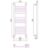 Сунержа Богема+ прямая 800х300 30-0220-8030 Image #3