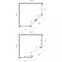 BelBagno UNO-195-P-2-90-C-Cr Image #2