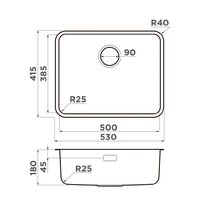 Omoikiri Omi 53-U/I-GB Ultra (графит) Image #2