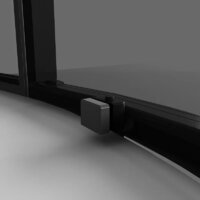 Niagara NG-2825-34BLACK 80x80x195 (черный матовый/тонированное стекло) Image #8