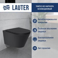 Lauter Longer 2110822 + 21901002 (кнопка прямоугольная, черный/черный) Image #4