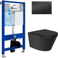 Lauter Longer 2110822 + 21901002 (кнопка прямоугольная, черный/черный)