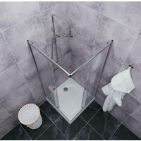 Triton Вента Хром А1 100х100 (прозрачное стекло) Image #4