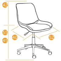 TetChair Style (флок, синий) Image #7